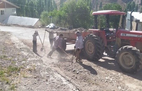 روز پایانی آسفالت ریزی