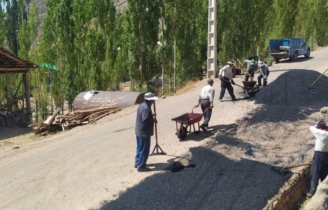 روز پایانی آسفالت ریزی